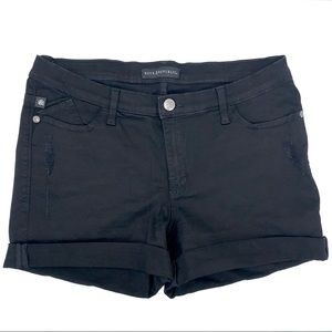 Rock & Republic Jean Shorts Sz 16 Distressed